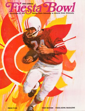 1971 First Fiesta Bowl Program