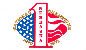 1971 Nebraska Cornhuskers National Champions Art
