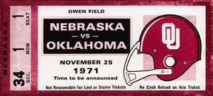 1971 Oklahoma Sooners vs. Nebraska Cornhuskers Remix