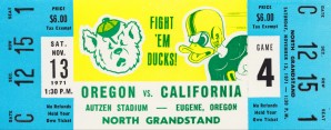 1971 Oregon vs. California