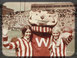 Wisconsin Badgers Mascot Viewfinder Slide Art