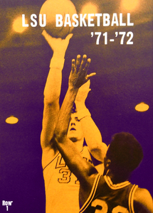 1971 LSU Basketball Poster
