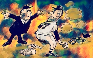 1972 Baseball Cartoon Art