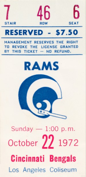 1972 Rams vs. Bengals
