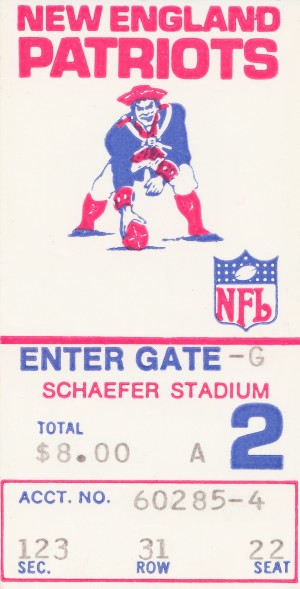 1972 new england patriots schaefer stadium art