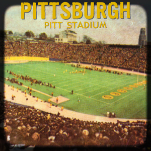 Vintage Pitt Stadium Viewfinder Wall Art