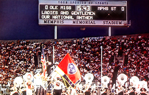 1972 memphis state marching band art