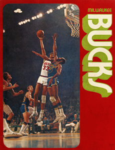 1972 Milwaukee Bucks Basketball Art Remix
