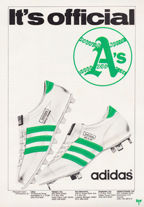 1972 adidas Shoe Advertisement Poster