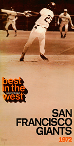 1972 San Francisco Giants Baseball Art