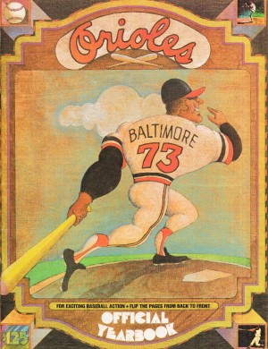 1973 Baltimore Orioles Yearbook Poster