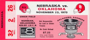 1973 Oklahoma vs. Nebraska