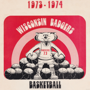 1973 Wisconsin Badgers Basketball Art 
