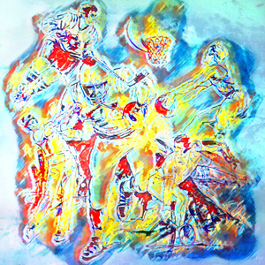 1974 Abstract Sports Art