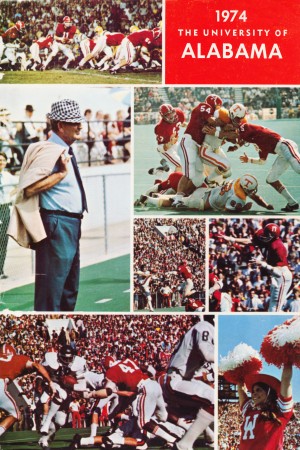 1974 Alabama Football Print