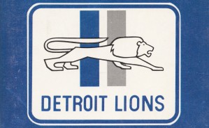 1974 Detroit Lions Football Art