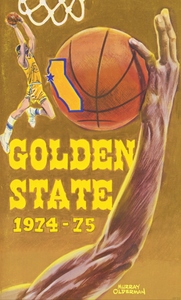 1974 Golden State Warriors Retro Poster