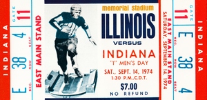 1974 Indiana Hoosiers vs. Illinois Fighting Illini