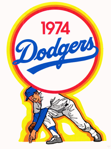1974 LA Dodgers Retro Baseball Art Black Friday Sale 2022