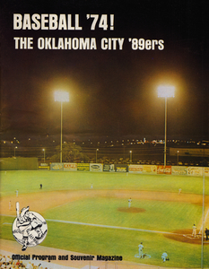 1974 Oklahoma City 89ers Baseball Poster