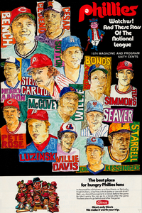 1974 Philadelphia Phillies Cover Art