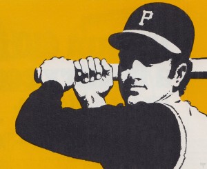 1974 Pittsburgh Pirates Retro Baseball Art