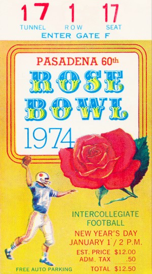1974 Rose Bowl Ohio State Win