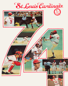 1974 St. Louis Cardinals Poster