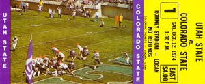 1974 Utah State Aggies vs. Colorado State Rams