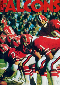 1974 Atlanta Falcons Football Art Remix