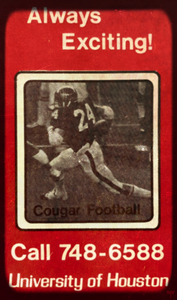 1974 Houston Cougars Viewfinder Slide Art