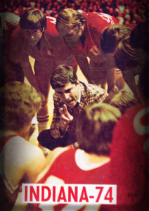 1974 Indiana Hoosiers Basketball Art