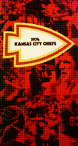 1974 Kansas City Chiefs Art Remix