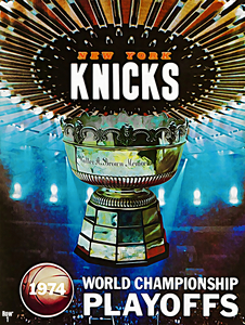1974 New York Knicks Basketball Art