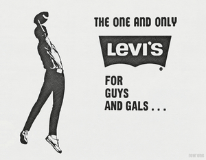 1974 Levis Football Ad