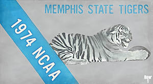 1974 Memphis State Tiger Art