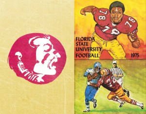 1975 Florida State Football Art