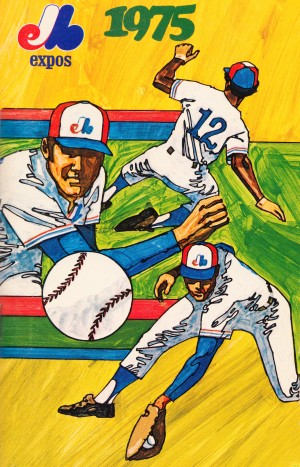1975 Montreal Expos Retro Baseball Art