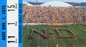 1975 Notre Dame vs. Navy