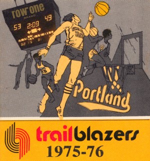 1975 Portland Trailblazers Art