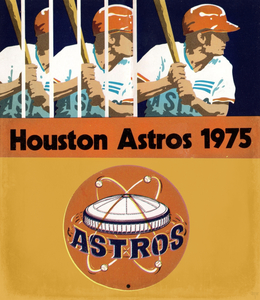 1975 Houston Astros Baseball Art