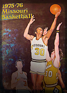 1975 Missouri Tigers Basketball Art