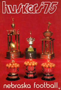 1975 Nebraska Football Art