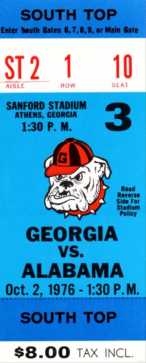 1976 Georgia vs. Alabama