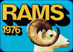 1976 LA Rams Viewfinder Slide Art