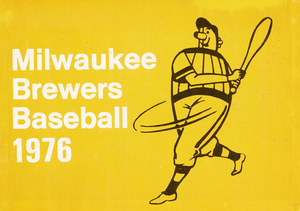 1976 Milwaukee Brewers Retro Baseball Art | Row 1