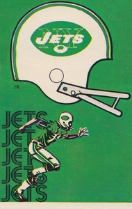 1976 New York Jets Football Art