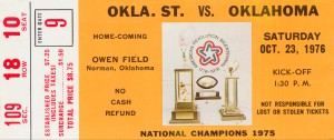 1976 Oklahoma State vs. Oklahoma