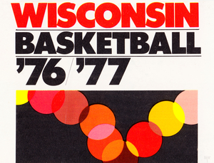 1976 Wisconsin Badgers Basketball Art