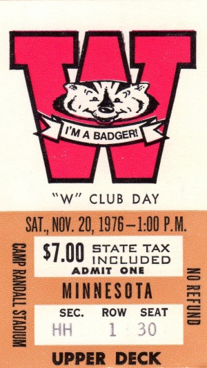 1976 Wisconsin vs. Minnesota